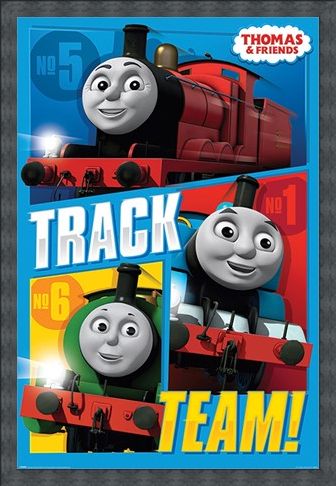 Framed Framed Track Team - Thomas & Friends