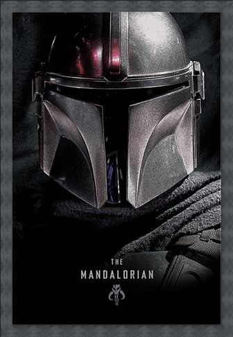 Framed Framed The Mandalorian Dark - Star Wars