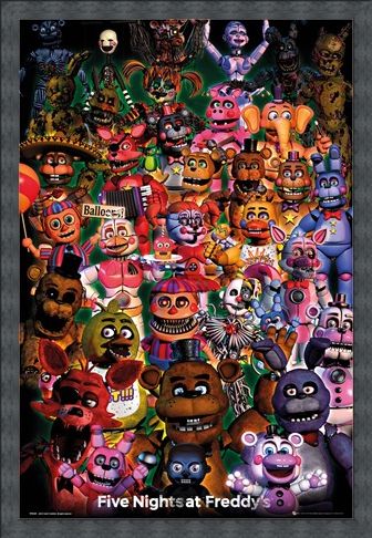 Framed Framed Ultimate Group - Five Nights at Freddy's
