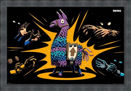 Framed Framed Loot Llama - Fortnite
