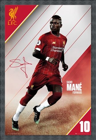 Framed Framed Mane 19-20 - Liverpool