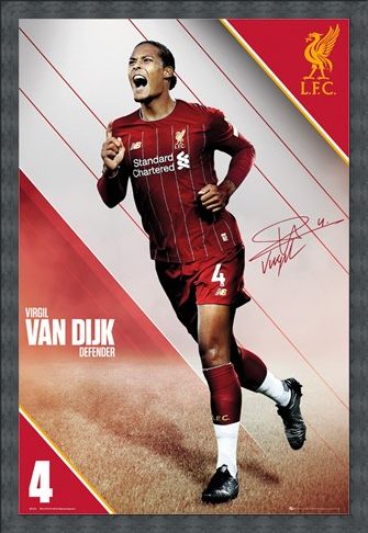 Framed Framed Van Dijk 19-20 - Liverpool