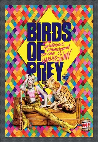 Framed Framed Harley's Hyena - Birds Of Prey