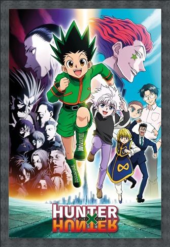 Framed Framed Keyart Running - Hunter x Hunter