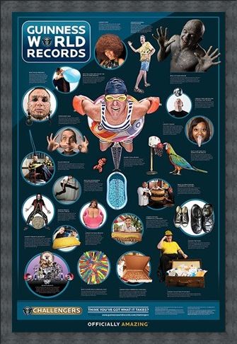 Framed Framed Challengers - Guinness World Records
