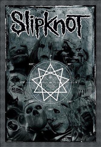 Framed Framed Pentagram - Slipknot