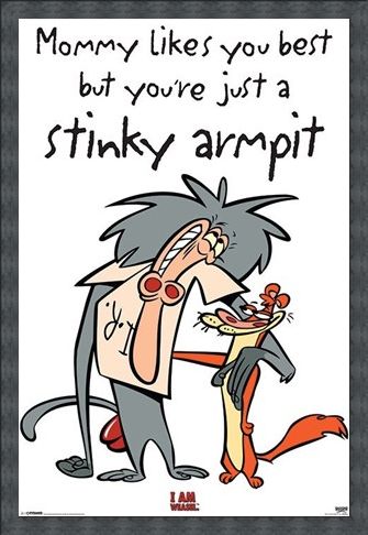 Framed Framed Stinky Armpit - I Am Weasel