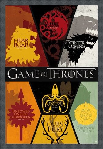 Framed Framed Sigils - Game of Thrones