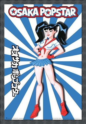 Framed Framed Sailor Girl - Osaka Popstar