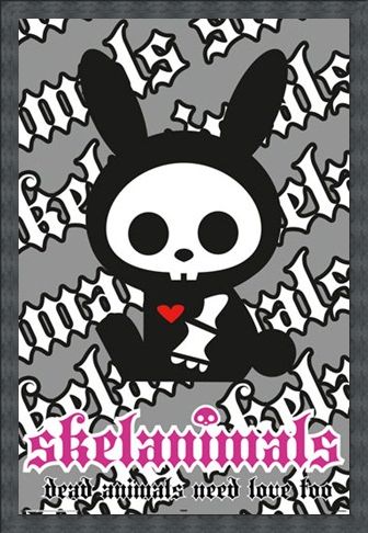 Framed Framed Jack the Rabbit - Skelanimals