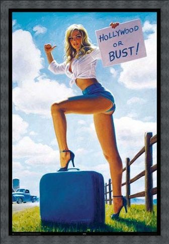 Framed Framed Hollywood or Bust - Greg Hildebrandt