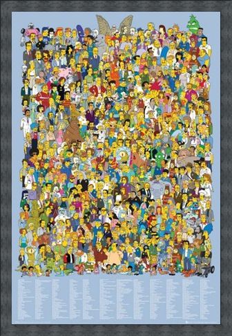 Framed Framed The Simpsons Cast 2012 - The Simpsons