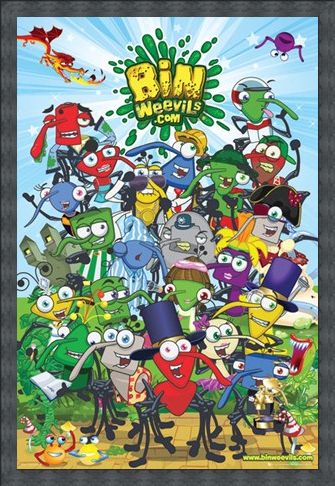 Framed Framed The Online World of The Bin Weevils - Bin Weevils