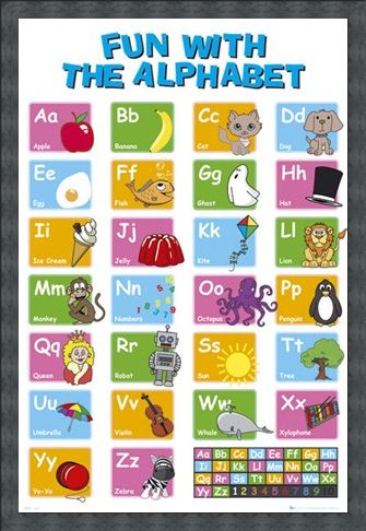Framed Framed Learn the Alphabet - Educational Letter Fun
