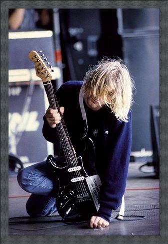Framed Framed Grunge God - Kurt Cobain