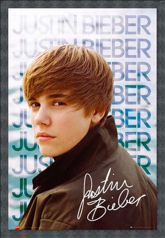 Framed Framed Sidewards Glance - Justin Bieber