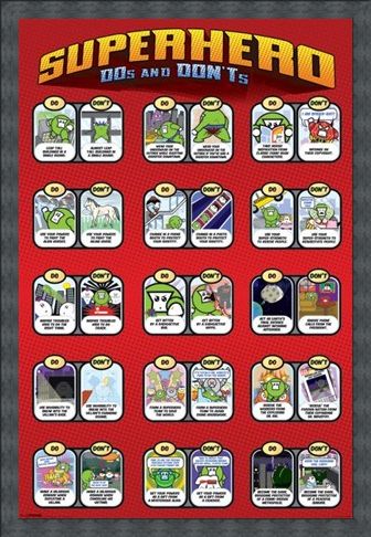 Framed Framed Superhero Do's and Don'ts - Rules of a Hero