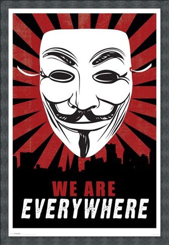 Framed Framed We Are Everywhere - V for Vendetta