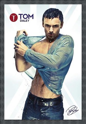 Framed Framed Olympic Heart Throb - Tom Daley