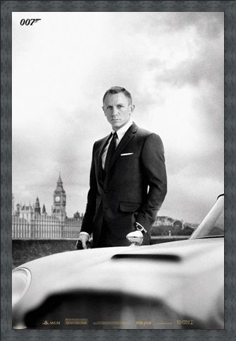 Framed Framed Smooth, Suave & Sophisticated - Daniel Craig is James Bond