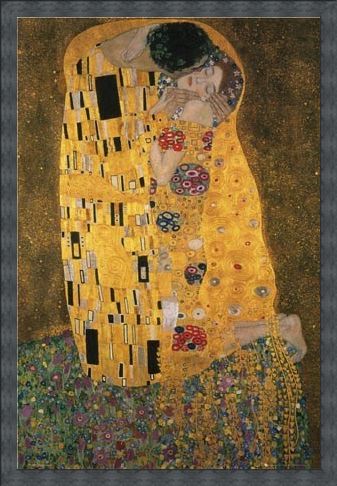 Framed Framed The Kiss - Gustav Klimt