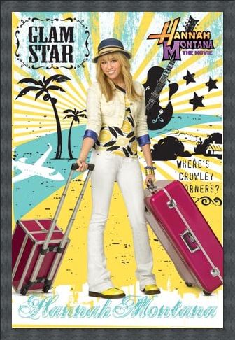 Framed Framed Glam Star - Hannah Montana: The Movie
