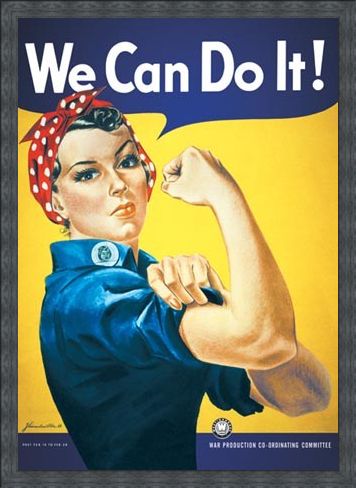 Framed Framed We Can Do It - Howard Miller