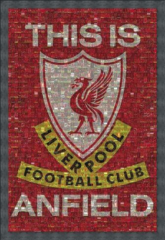 Framed Framed This Is Anfield - Liverpool FC Photomosaic