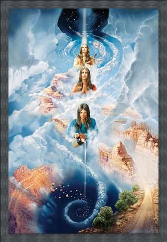Framed Framed Navajo Creation Myth - John Stephens