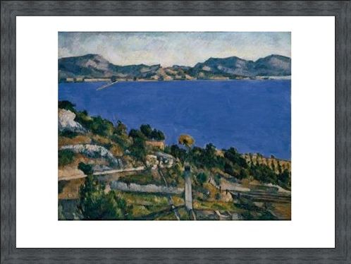 Framed Framed L'Estaque - Paul Cezanne