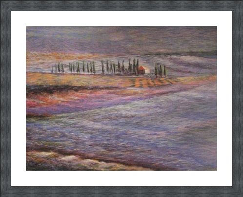 Framed Framed Tuscany No 7 - Stelio Scamanga