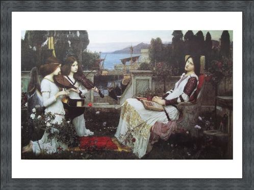 Framed Framed Saint Cecilia - John W Waterhouse