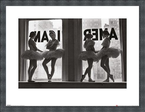 Framed Framed Ballet Dancers in Window - Time Life