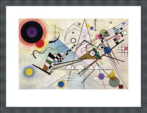 Framed Framed Composition VIII - Wassily Kandinsky