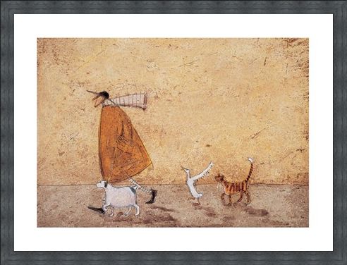 Framed Framed Ernest, Doris, Horace and Stripes - Sam Toft