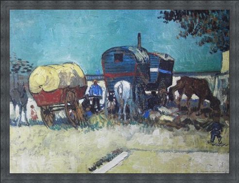 Framed Framed Trailers - Vincent Van Gogh