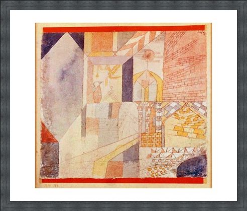 Framed Framed Architecture with Pitcher - Paul Klee