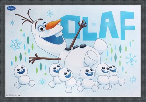 Framed Framed Olaf - Frozen Fever