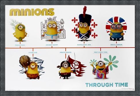 Framed Framed Minions Through Time - Minions