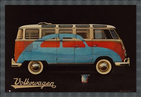 Framed Framed Volkswagen - VW Camper