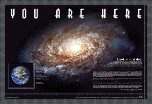 Framed Framed You Are Here - Look At That Dot