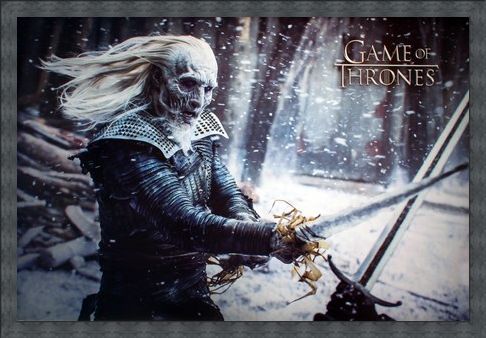 Framed Framed The White Walkers Of Westeros - Game Of Thrones