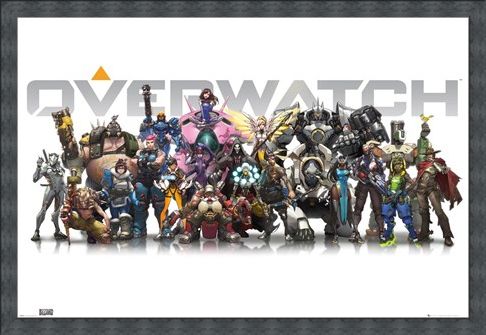 Framed Framed They're All Here - Overwatch