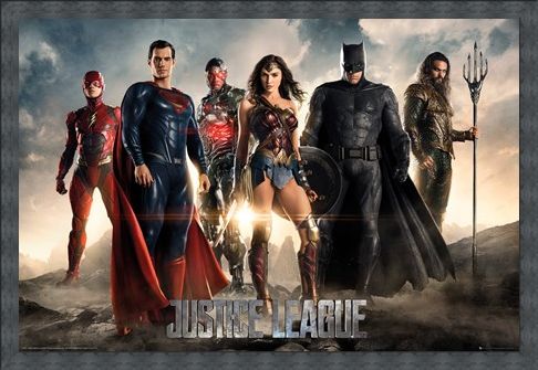 Framed Framed Character Line-Up - Justice League