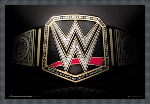 Framed Framed Title Belt - WWE