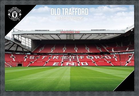 Framed Framed Old Trafford 17-18 - Manchester United