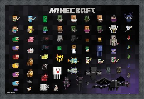 Framed Framed Pixel Sprites - Minecraft