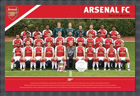 Framed Framed Arsenal FC - (Team 17/18)