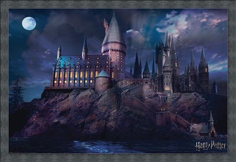 Framed Framed Hogwarts - Harry Potter