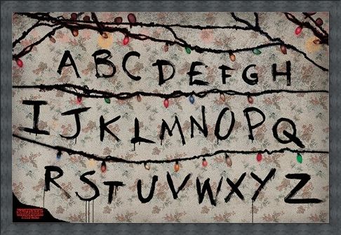 Framed Framed (R, U, N) - Stranger Things